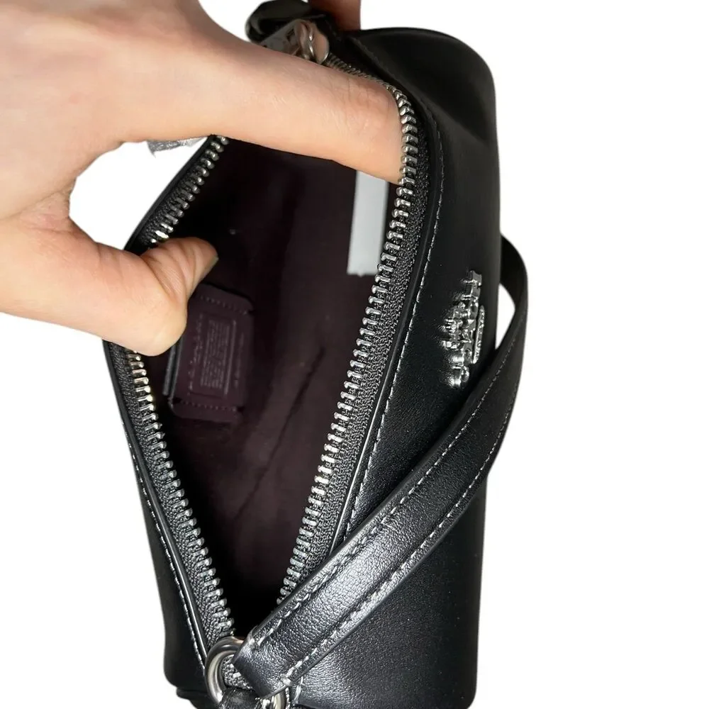 COACH Nolita Barrel Bag Black Leather